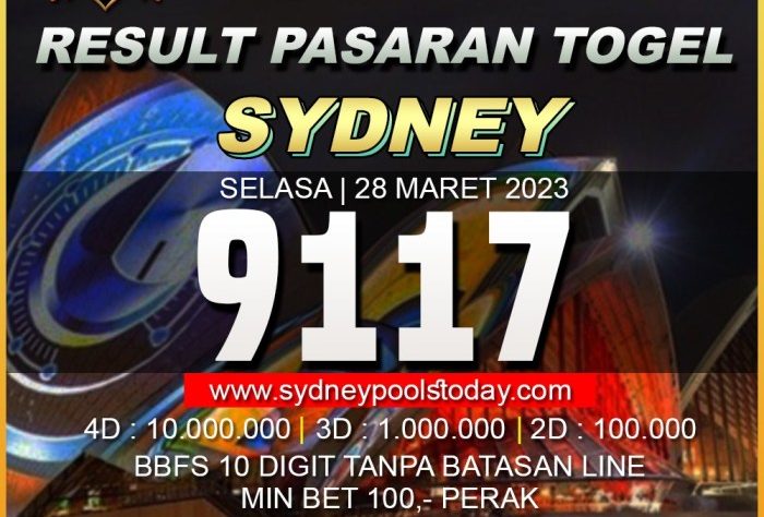 Cashback pasaran Sydney di CHUTOGEL